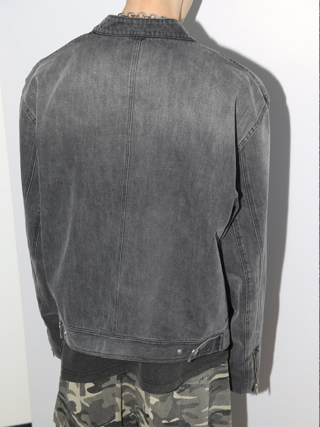 TREclub | Washed Denim Overshirt Jacket - PSYLOS 1, TREclub | Washed Denim Overshirt Jacket, Jackets, TREclub•JAPAN, PSYLOS 1